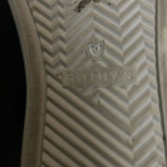 Rothy's The Lace Up Sneaker Vanilla Fabric Casual US 10M EU 43 Sustainable Shoes - Picture 8 of 10